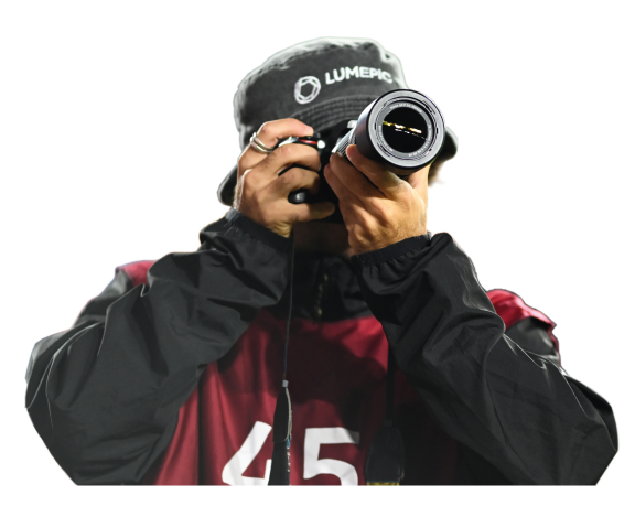 Photographers landing page hero section